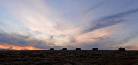 Russia Wheat Harvest