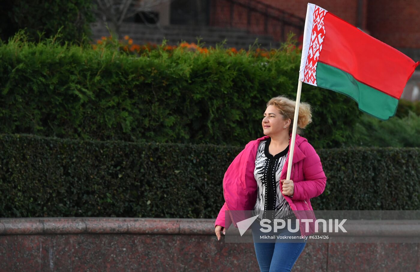 Belarus Lukashenko Supporters Rally