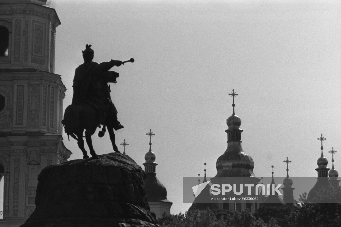 Monument to Bogdan Khmelnitsky in Kiev