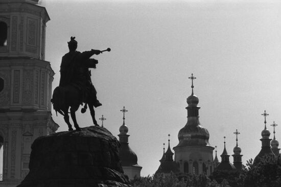Monument to Bogdan Khmelnitsky in Kiev