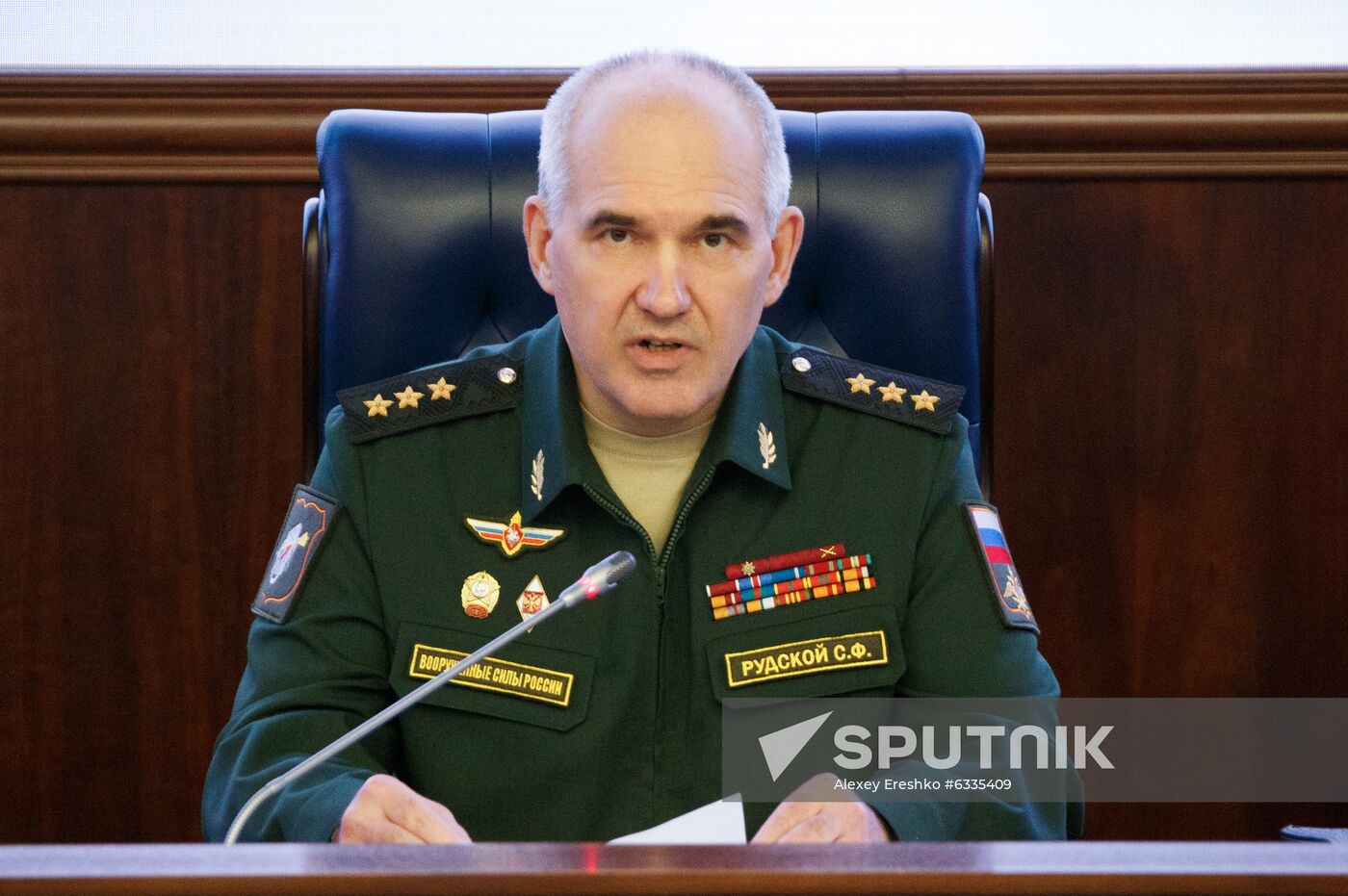 Russia Defence Ministry Briefing