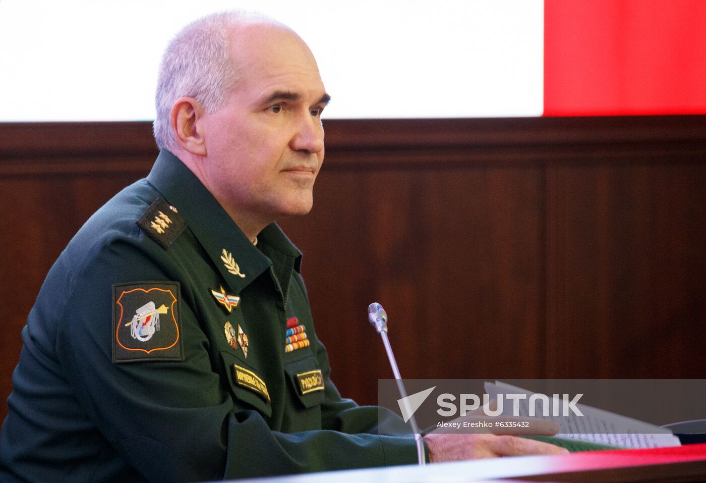 Russia Defence Ministry Briefing