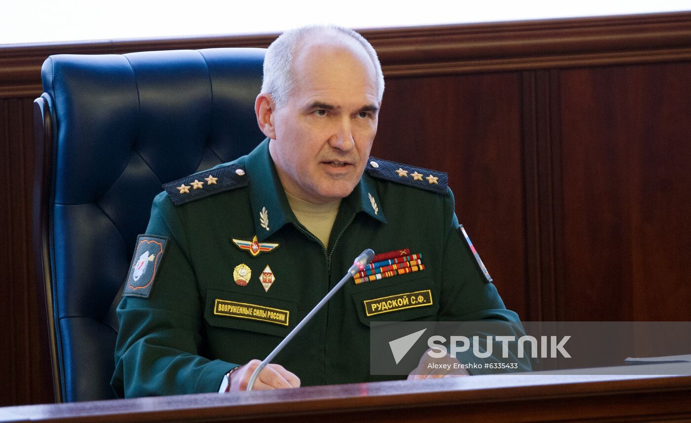 Russia Defence Ministry Briefing