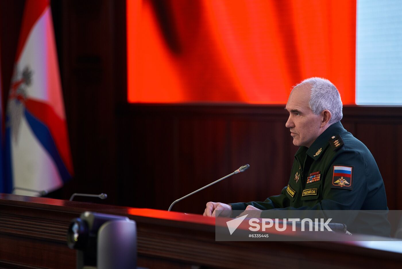 Russia Defence Ministry Briefing