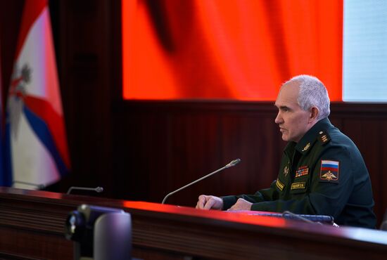 Russia Defence Ministry Briefing