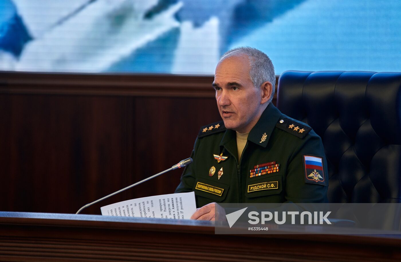 Russia Defence Ministry Briefing