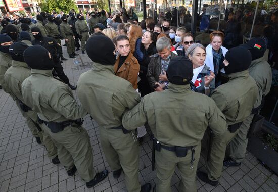 Belarus Presidential Election Protest 