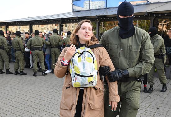 Belarus Presidential Election Protest 