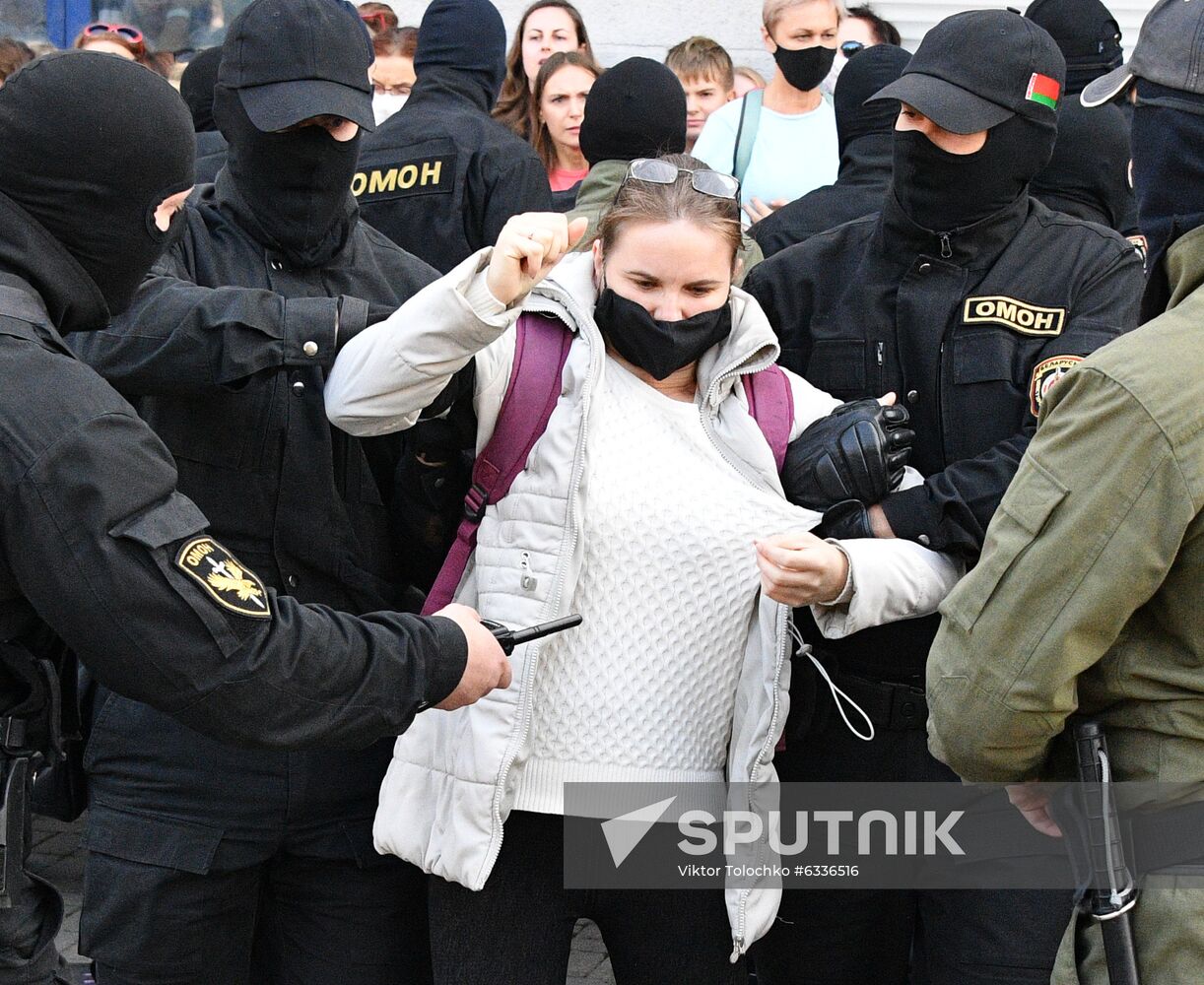 Belarus Presidential Election Protest 