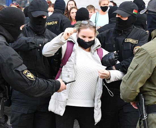 Belarus Presidential Election Protest 