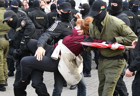 Belarus Presidential Election Protest 