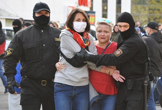 Belarus Presidential Election Protest 