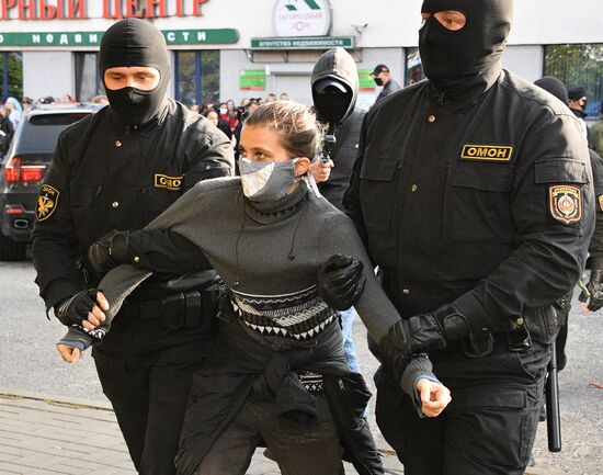Belarus Presidential Election Protest 