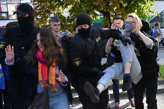 Belarus Presidential Election Protest 