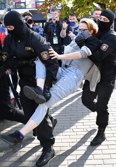 Belarus Presidential Election Protest 