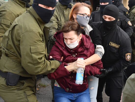 Belarus Presidential Election Protest 