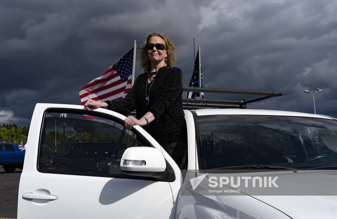 US Trump Supporters Rally