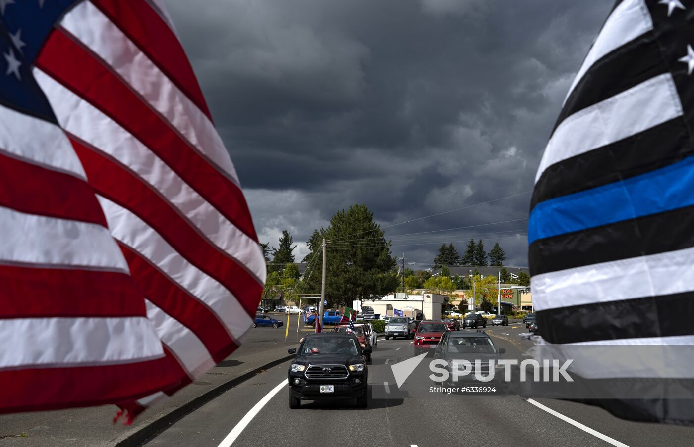 US Trump Supporters Rally