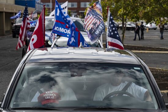 US Trump Supporters Rally