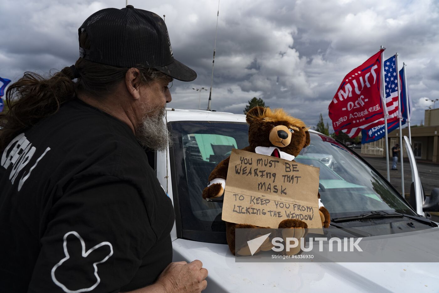 US Trump Supporters Rally