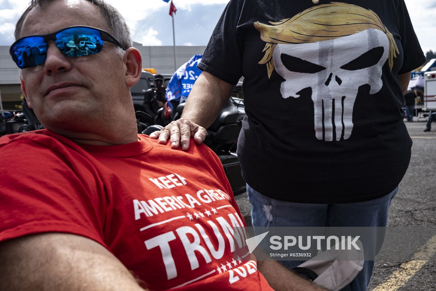 US Trump Supporters Rally