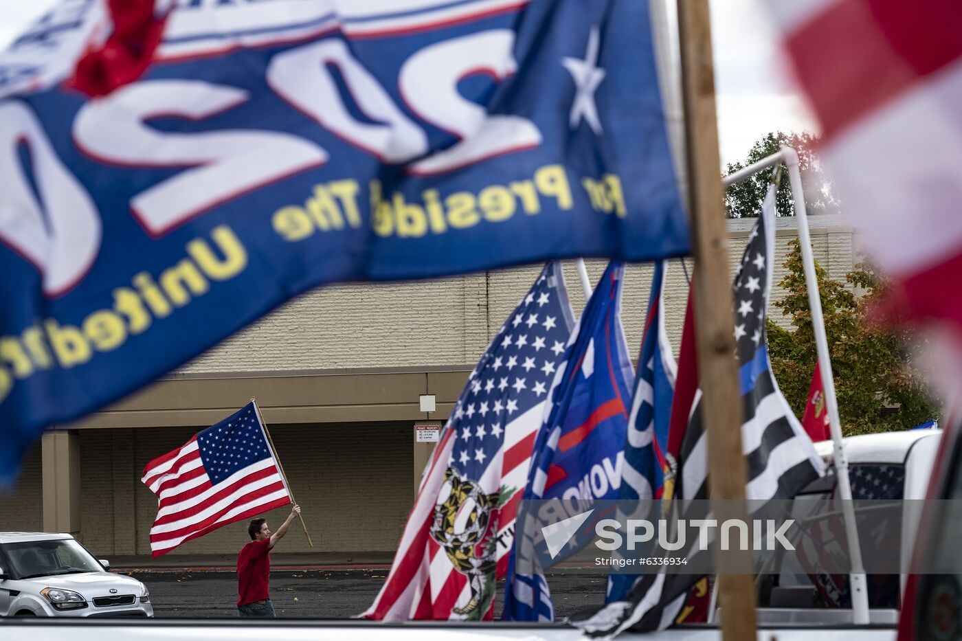 US Trump Supporters Rally