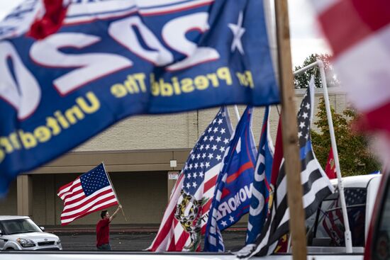 US Trump Supporters Rally