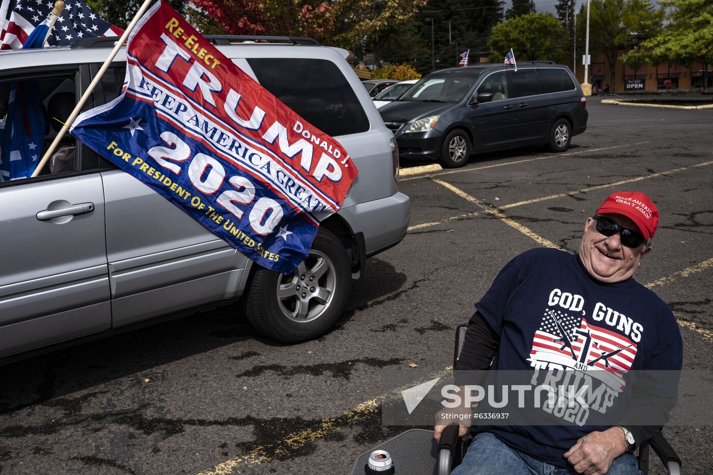 US Trump Supporters Rally