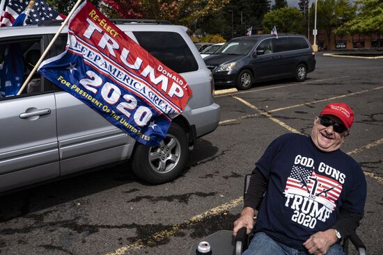 US Trump Supporters Rally