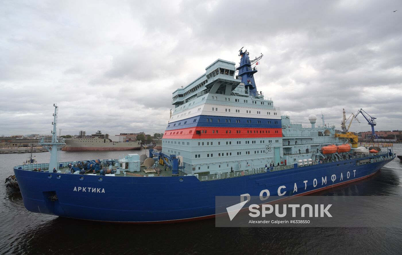 Russia Arktika Nuclear-Powered Icebreaker