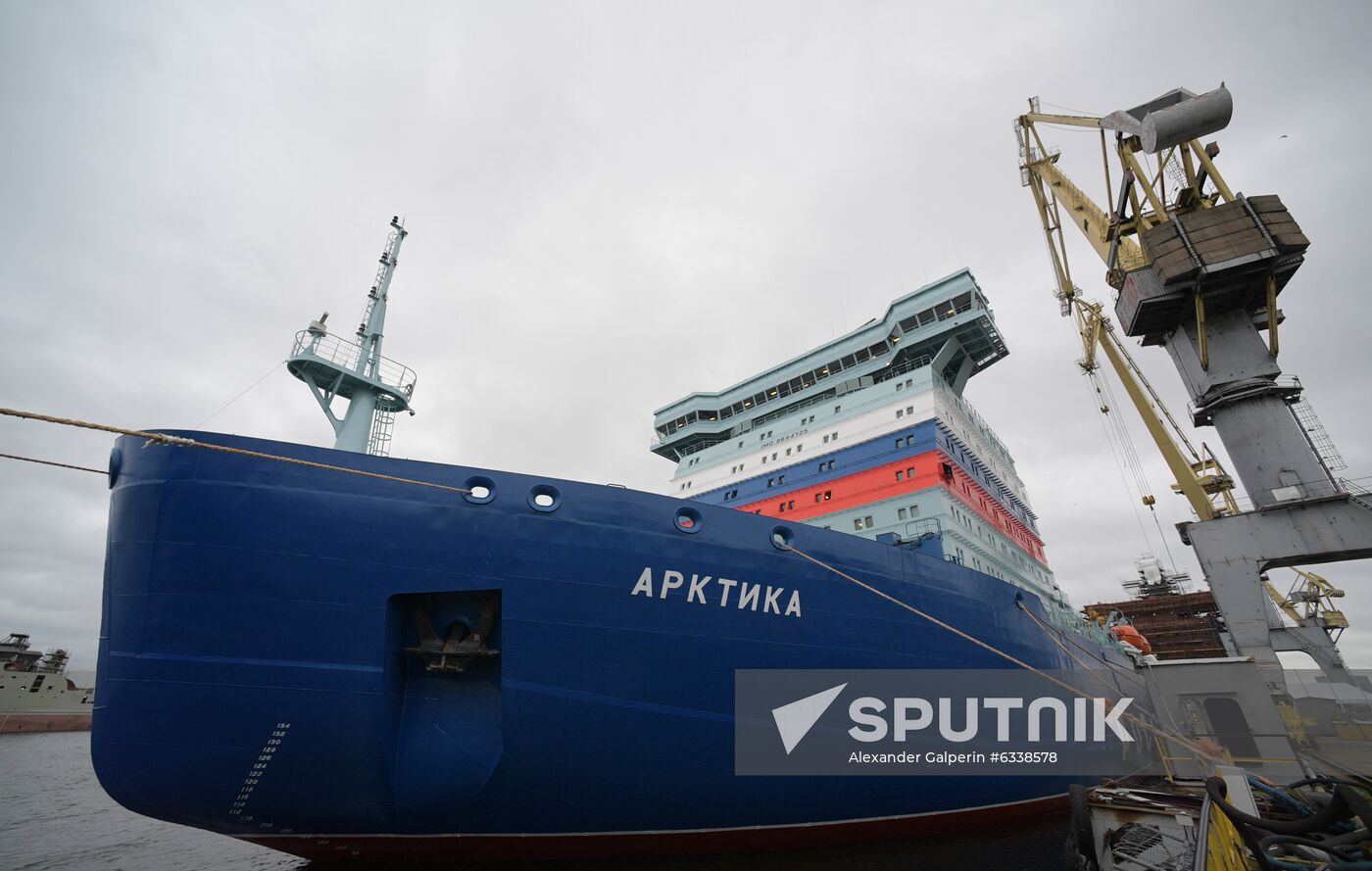 Russia Arktika Nuclear-Powered Icebreaker