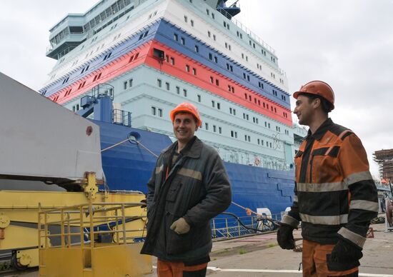 Russia Arktika Nuclear-Powered Icebreaker