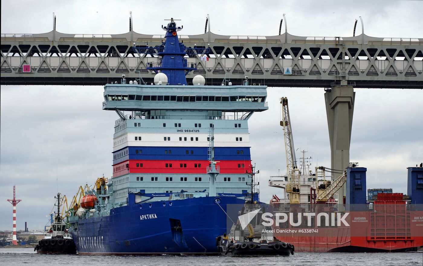 Russia Arktika Nuclear-Powered Icebreaker