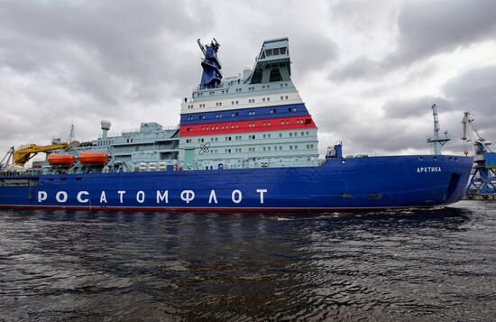 Russia Arktika Nuclear-Powered Icebreaker