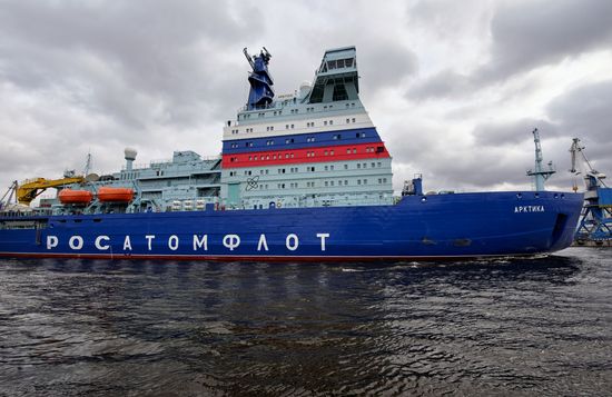 Russia Arktika Nuclear-Powered Icebreaker
