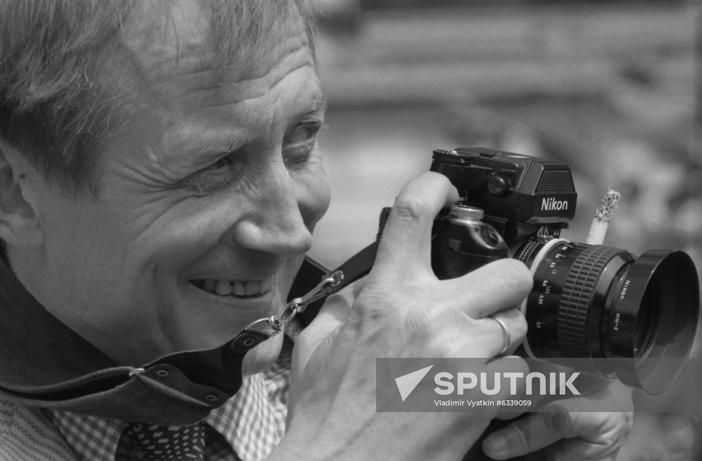 Yevgeny Yevtushenko's photo exhibition in Moscow