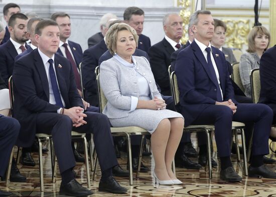 Russia Putin Federation Council