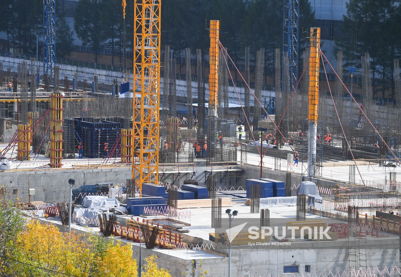 Russia National Space Center Construction