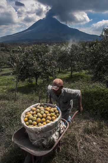 Indonesia Volcano Eruption