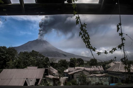 Indonesia Volcano Eruption