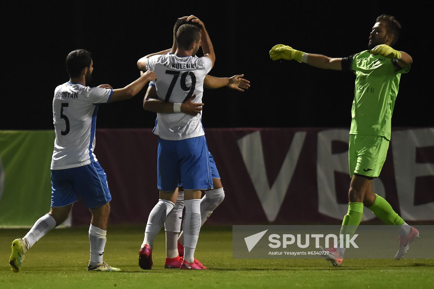 Armenia Soccer Europa League Ararat-Armenia - Celje