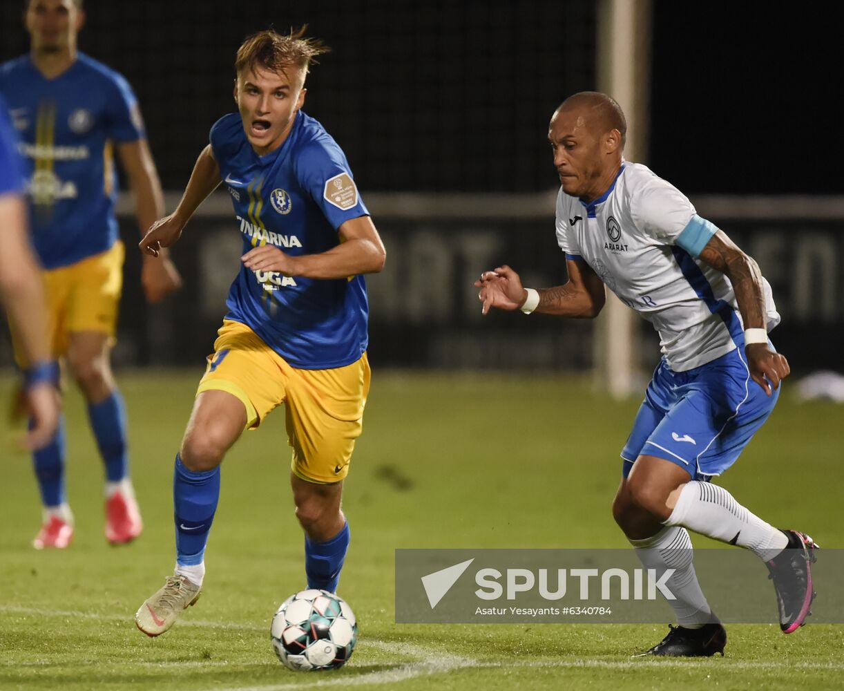 Armenia Soccer Europa League Ararat-Armenia - Celje