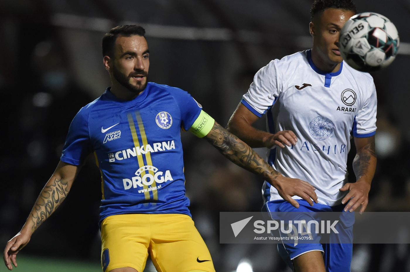 Armenia Soccer Europa League Ararat-Armenia - Celje
