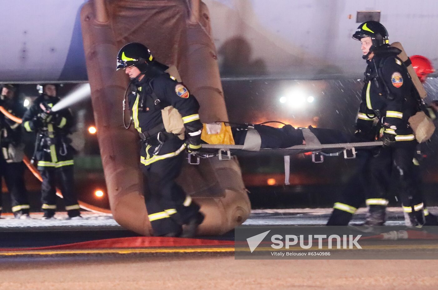 Russia Emergency Services Drills