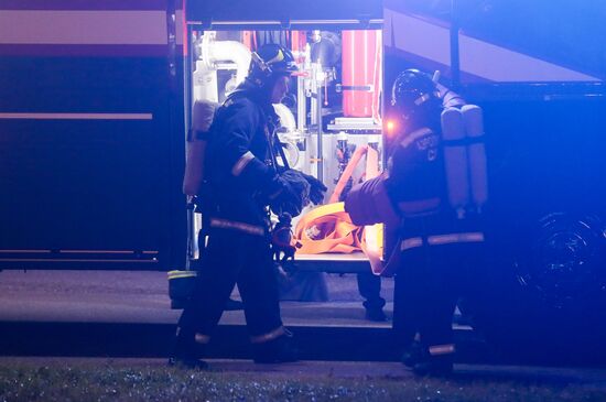 Russia Emergency Services Drills
