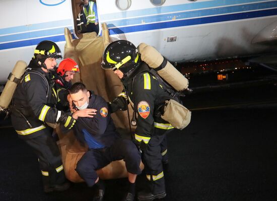 Russia Emergency Services Drills