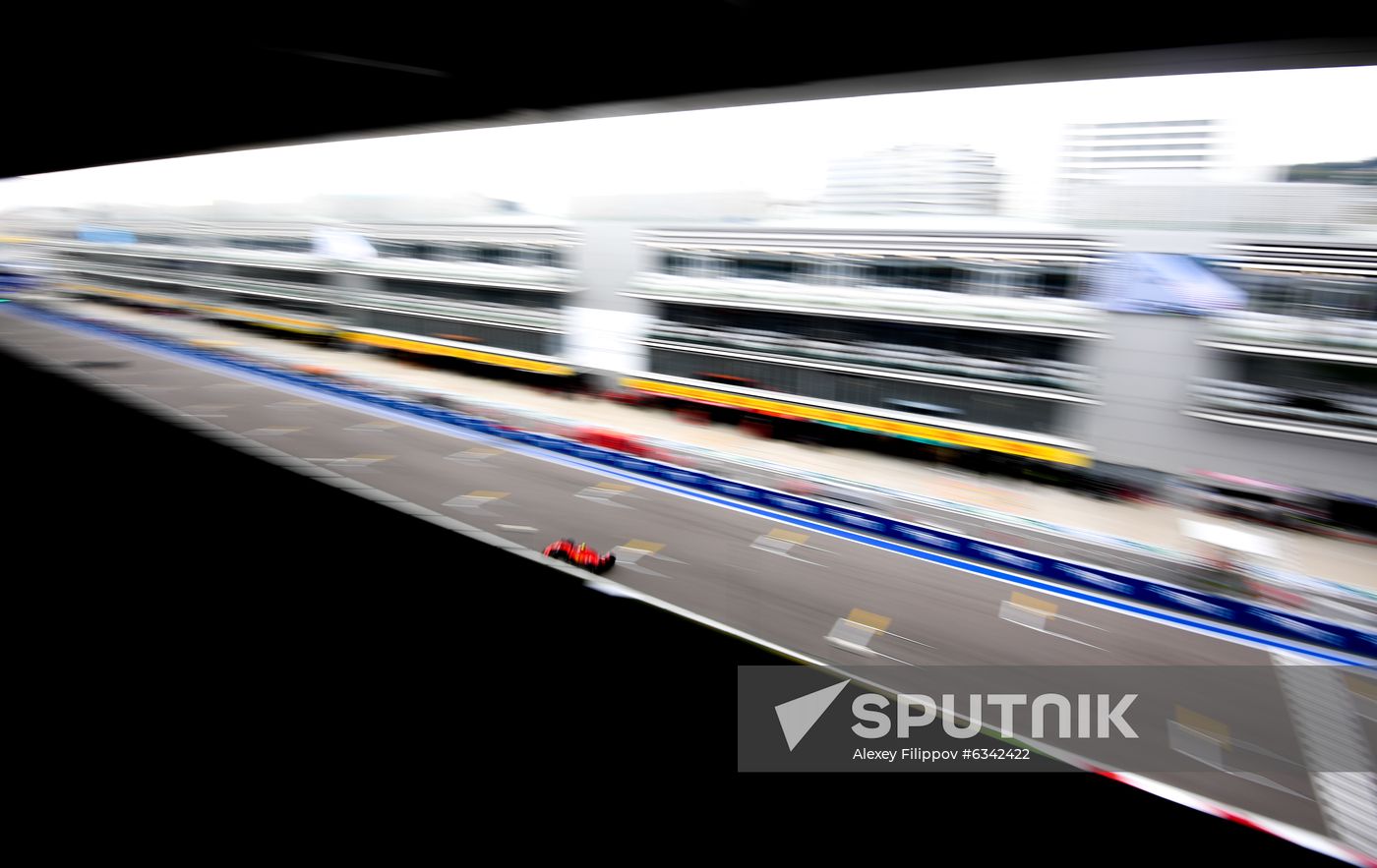 Russia Formula 1 Qualification