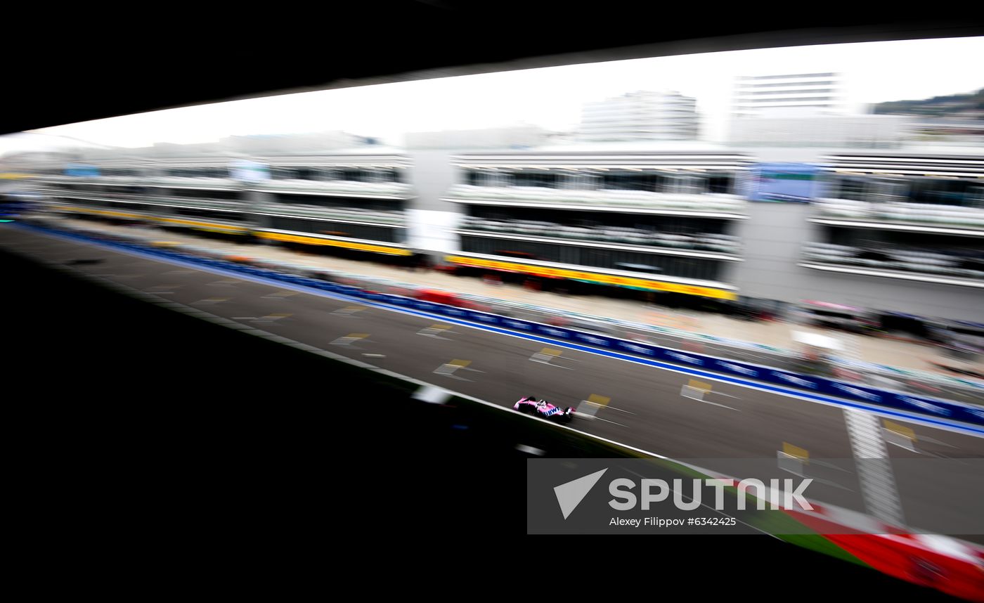 Russia Formula 1 Qualification