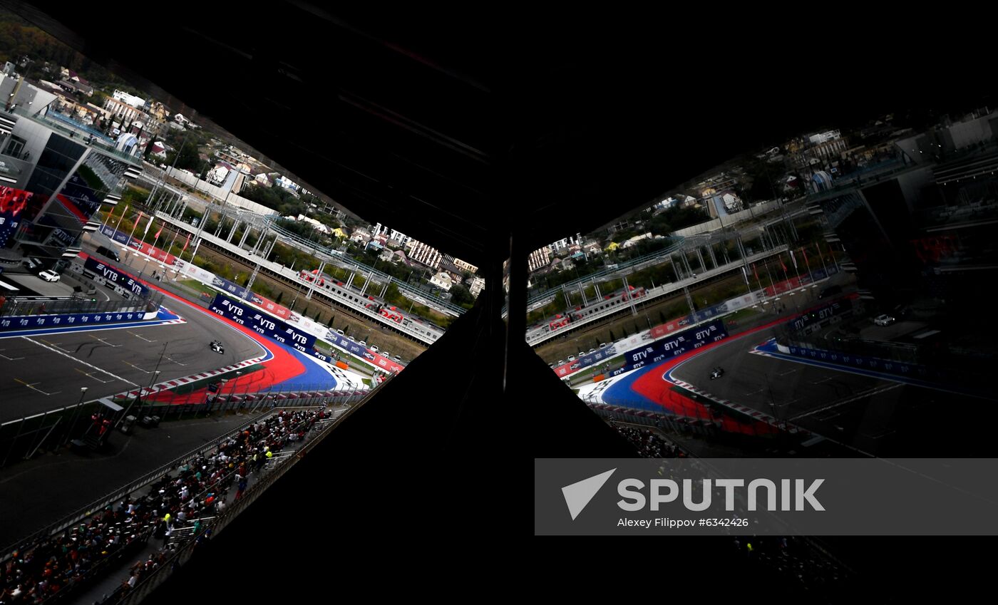 Russia Formula 1 Qualification