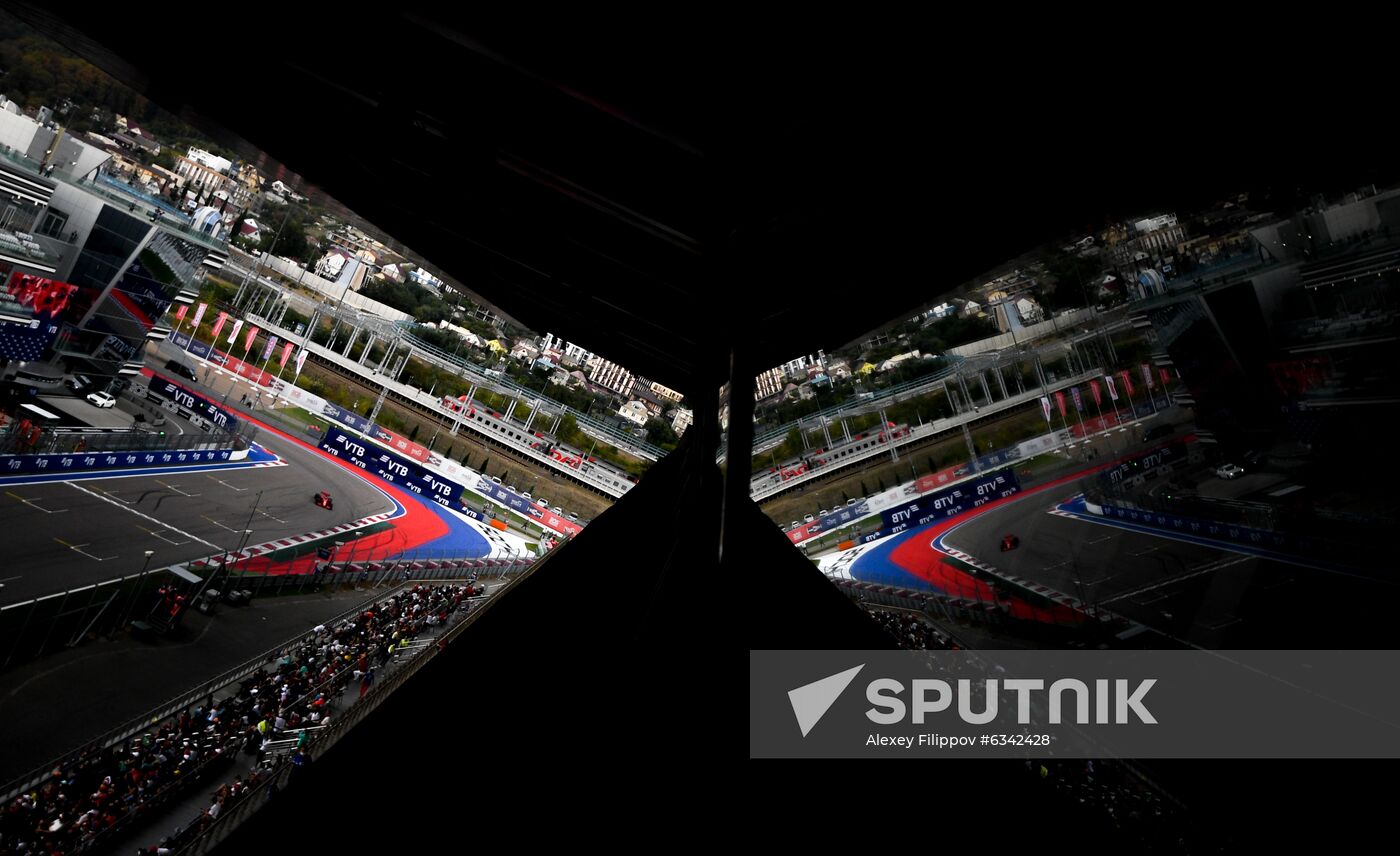 Russia Formula 1 Qualification